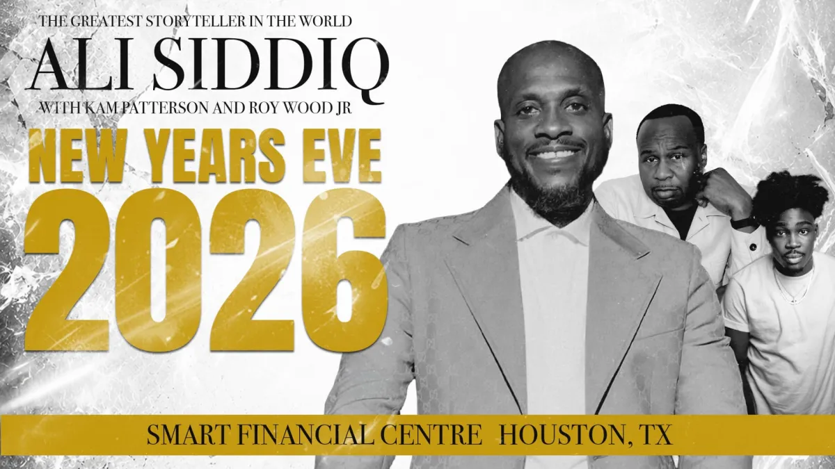 Ali Siddiq New Year's Eve with Kam Patterson and Roy Wood Jr